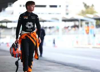 Taylor Barnard of Great Britain and NEOM McLaren Formula E Team during qualifying ahead of the Mexico City E-Prix, Round 2 of the 2025 FIA Formula E World Championship at Autodromo Hermanos Rodriguez on January 11, 2025 in Mexico City, Mexico