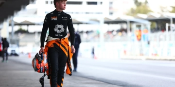 Taylor Barnard of Great Britain and NEOM McLaren Formula E Team during qualifying ahead of the Mexico City E-Prix, Round 2 of the 2025 FIA Formula E World Championship at Autodromo Hermanos Rodriguez on January 11, 2025 in Mexico City, Mexico