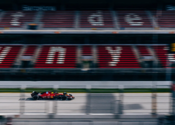 Lewis Hamilton crashed the Ferrari SF-23 during a test in Barcelona - Credit: Ferrari