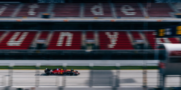 Lewis Hamilton crashed the Ferrari SF-23 during a test in Barcelona - Credit: Ferrari