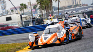 The #8 Tower Motorsports entry benefitted from late race shake-ups to take LMP2 victory. Photo: Kevin Dejewski