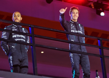 George Russell has used Lewis Hamilton as an example as his wait to challenge for an F1 title continues