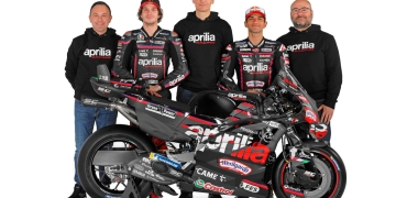 Aprilia showcases 2025 MotoGP livery