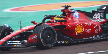 Lewis Hamilton will complete his second outing for Ferrari next week between Tuesday and Thursday