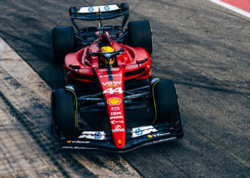 Lewis Hamilton has been back out on track with Ferrari