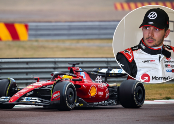 Esteban Ocon was in Maranello to see Lewis Hamilton's debut with Ferrari
