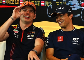 Max Verstappen joked he will get McLaren info from Nyck De Vries after the Dutchman's test with the Woking outfit