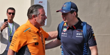 Max Verstappen's dig was in response to Zak Brown after he said that the Red Bull driver's actions in Mexico were 'unnecessary'