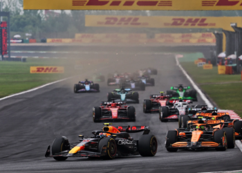 McLaren was able to reel in early pace setters Red Bull