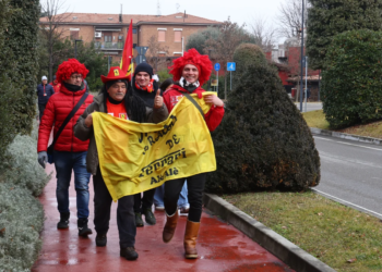 Fans have flocked to see Lewis Hamilton's debut outing in a Ferrari