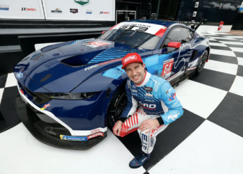 Mike Rockenfeller claimed his two IMSA career pole positions 18-years apart