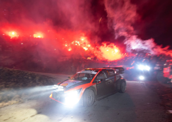 Thierry Neuville lights up Monte Carlo timing screens