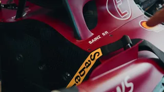 Watch: Carlos Sainz Snr drives his sons Ferrari F1 car