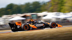O'Ward put on the speed in the first day of the two-day test. Photo: Kevin Dejewski