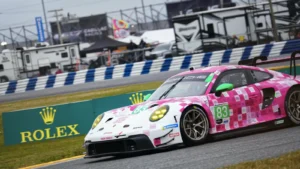 The Iron Dames compete in the 2025 IMSA Endurance Cup campaign with the #83 Porsche 911 GT3.R in the GTD class