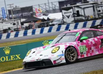 The Iron Dames compete in the 2025 IMSA Endurance Cup campaign with the #83 Porsche 911 GT3.R in the GTD class