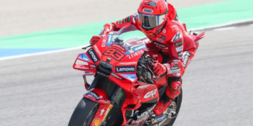 Marc Marquez was fastest in Day 1 of the MotoGP test at Buriram.