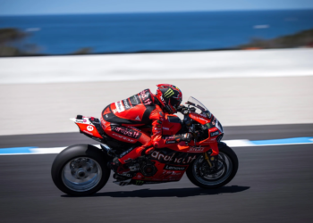 Nicolo Bulega at Australian WorldSBK weekend in Phillip Island