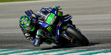 Fabio Quartararo at the Buriram MotoGP test for Yamaha
