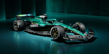 Aston Martin has unveiled the team's 2025 car, the AMR25 - Credit: Aston Martin