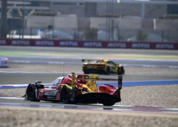 Robin Frijns set the fastest lap time of the 2025 WEC Prologue for the BMW WRT team