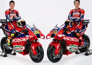 Honda exhibits 2025 MotoGP livery