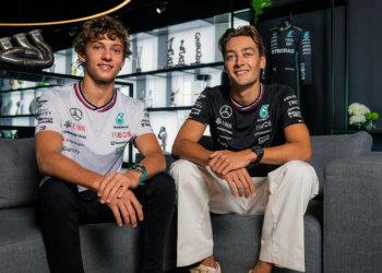 George Russell isn't underestimating Kimi Antonelli in 2025 - Credit: Mercedes