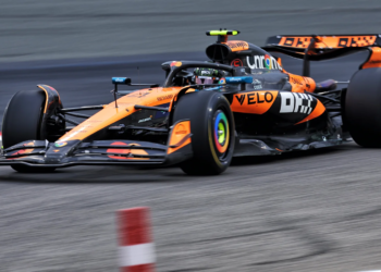 Lando Norris out-paced McLaren's rivals over a race simulation on Day 2 of F1 Testing