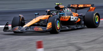 Lando Norris out-paced McLaren's rivals over a race simulation on Day 2 of F1 Testing