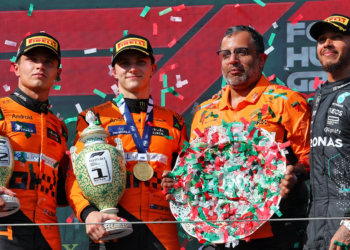 McLaren drivers Lando Norris and Oscar Piastri have cast their verdict over Lewis Hamilton at Ferrari