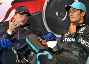 George Russell says members of his Mercedes team 'were receiving emails from Dutch fans' after his dispute with Max Verstappen