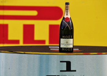 Moet champagne on the podium. 12.07.2020. Formula 1 World Championship, Rd 2, Steiermark Grand Prix, Spielberg, Austria, Race Day