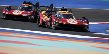 Ferrari AF Corse finished 1-2-3 in the final free practice session in Qatar