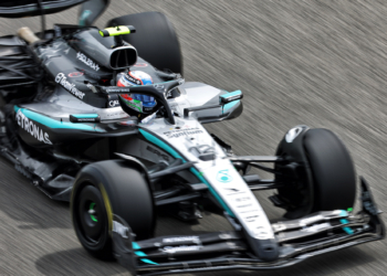 Mercedes' Andrea Kimi Antonelli during F1 pre-season testing in Baharain