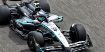 Mercedes' Andrea Kimi Antonelli during F1 pre-season testing in Baharain