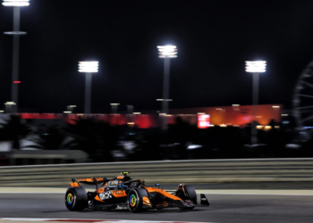 Lando Norris went fastest in the afternoon running of the first day of F1 pre-season testing