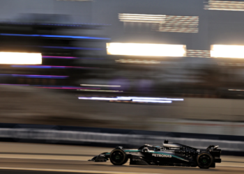 George Russell (GBR) Mercedes AMG F1 W16. 28.02.2025. Formula 1 Testing, Sakhir, Bahrain, Day Three