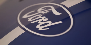 The Ford logo, the so-called "Blue Oval".