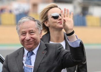 Jean Todt (FRA) FIA President with Princess Charlene of Monaco on the grid. 15.06.2019. FIA World Endurance Championship, Le Mans 24 Hours, Race, Le Mans, France. Saturday