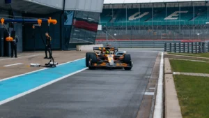 McLaren became the first team to shakedown its 2025 car, the MCL39 - Credit: McLaren