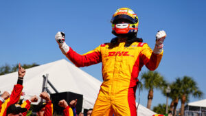 The reigning series champion started off the new season strong with a win. Photo: Kevin Dejewski