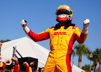 The reigning series champion started off the new season strong with a win. Photo: Kevin Dejewski