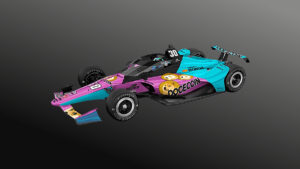 The "Turbowave" livery is one of three options fans can choose from. Image: Dogecoin