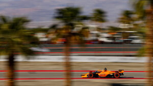 Lundgaard was fastest, and was the only driver on the softer compound tires. Photo: IndyCar - Joe Skibinski