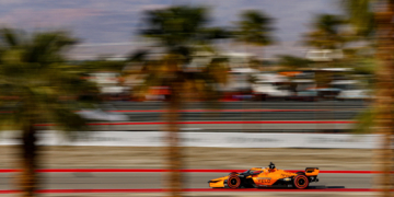 Lundgaard was fastest, and was the only driver on the softer compound tires. Photo: IndyCar - Joe Skibinski