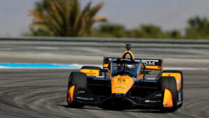 O'Ward and Arrow McLaren pulled out the stops during the final qualifying round. Photo: IndyCar - Joe Skibinski
