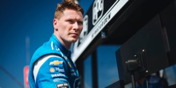Newgarden and both of his Team Penske team-mates were knocked out in the first round of qualifying at The Thermal Club. Photo: IndyCar - Chris Owens
