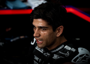 Jorge Martin at the Sepang MotoGP test before injury