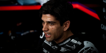 Jorge Martin at the Sepang MotoGP test before injury