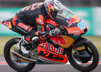 Jose Antonio Rueda at the Austin Moto3 round